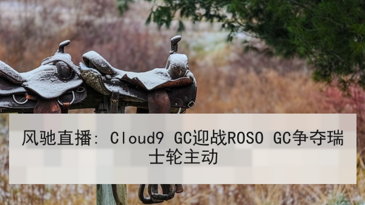 风驰直播: Cloud9 GC迎战ROSO GC争夺瑞士轮主动